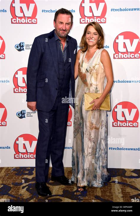 Lee Mack And Sally Bretton Attending The Tv Choice Awards Held At The