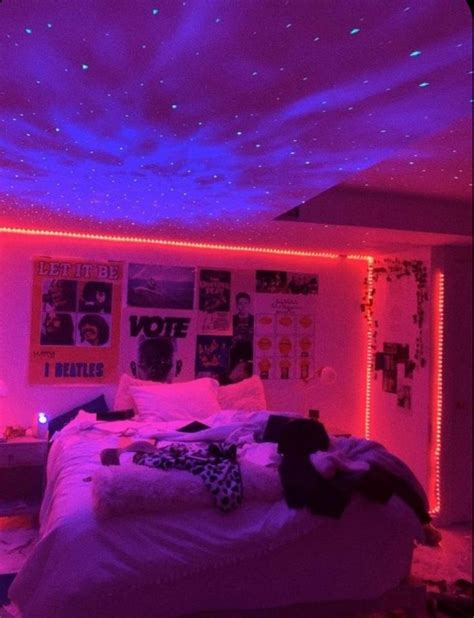 This Room Consists Of Led Lights And A Cool Sky Projector To Really Make This Room Pop In 2020