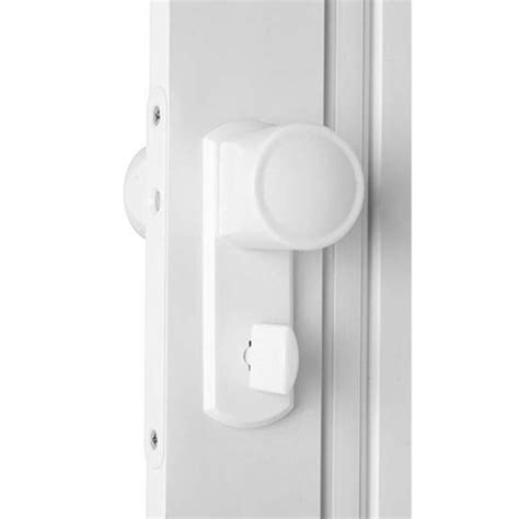 Internal White Gloss Lockable Concertina Folding Door 12mm Thick