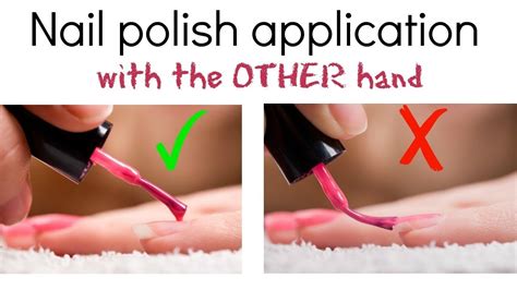 How To Paint Your Nails Perfectly With The Opposite Hand Youtube