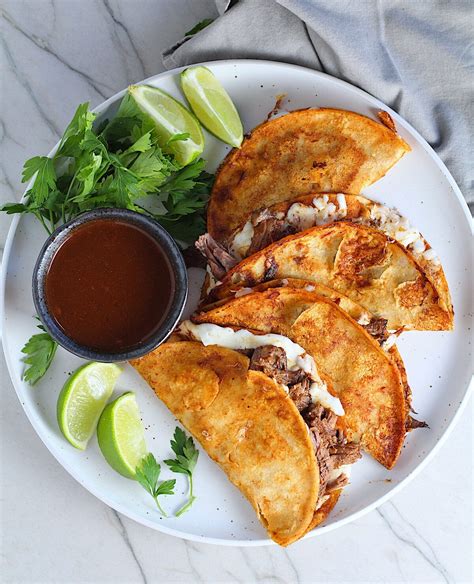 Easy Birria Tacos With Consomme In The Slow Cooker Talking Meals 2022