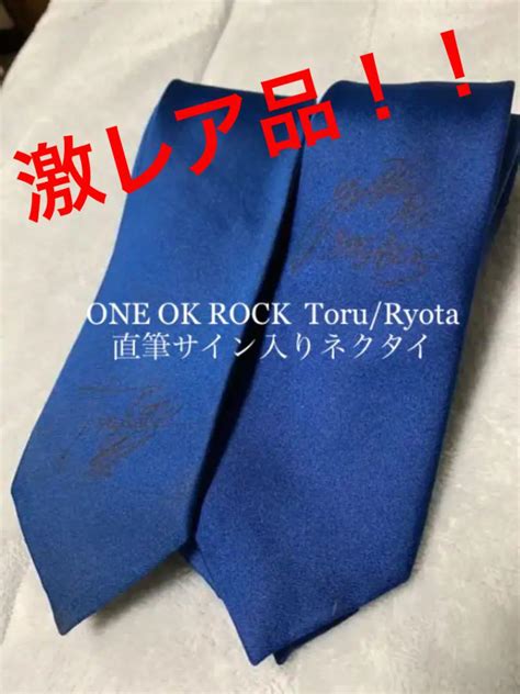 超希少【one Ok Rock】toruryota 直筆サイン入りネクタイ 魅力の Swimmainjp
