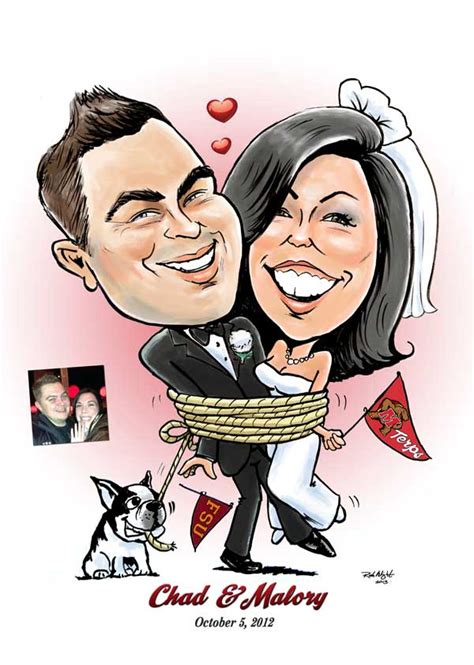 Wedding Caricatures Caricatures By Rick