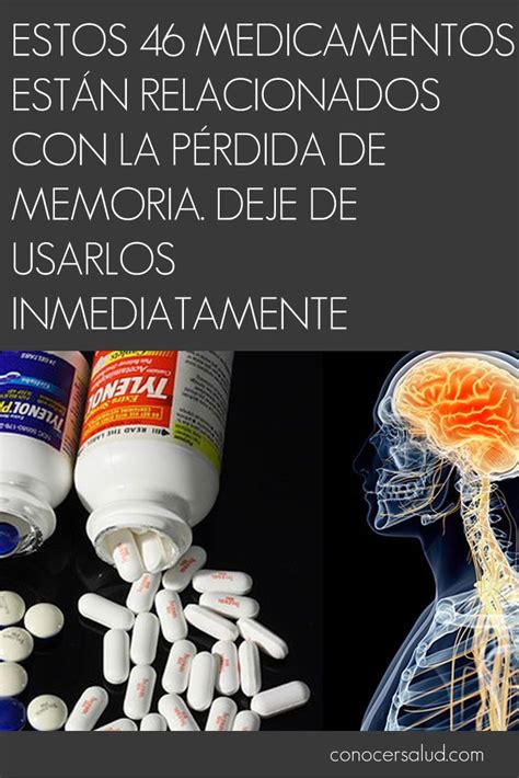 Estos 46 Medicamentos Están Relacionados Con La Pérdida De Memoria