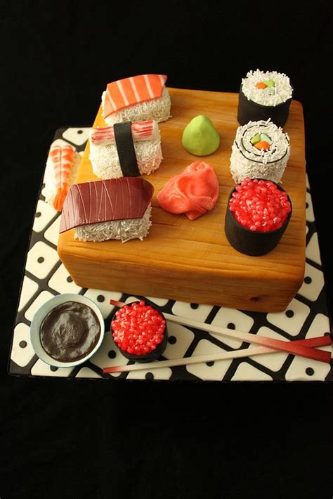 Sushi Cake Demo Sushi Cake Crazy Cakes Realistic Cakes
