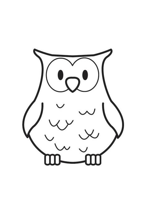 Coloriage Hibou  Coloriages Gratuits à Imprimer  Dessin 17634