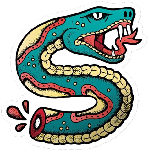 Download Snake Tattoo Png Picture Traditional Snake Tattoo Png