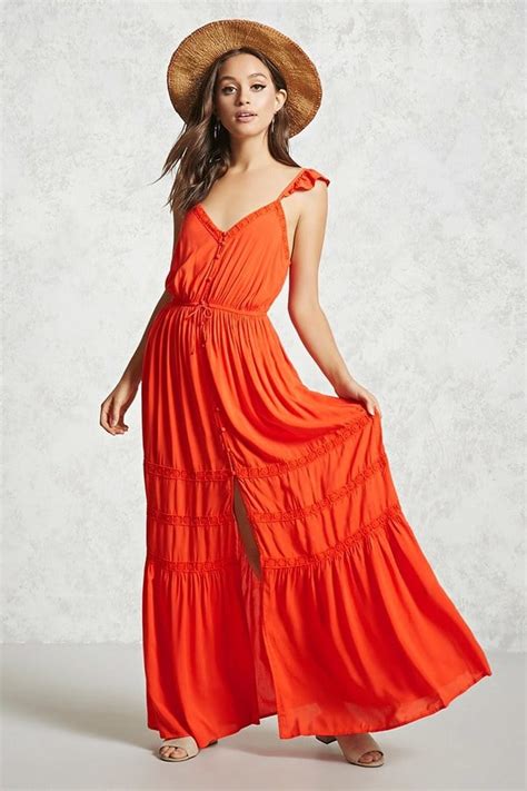 Forever 21 Crochet Trim Maxi Dress Summer Dresses From Forever 21