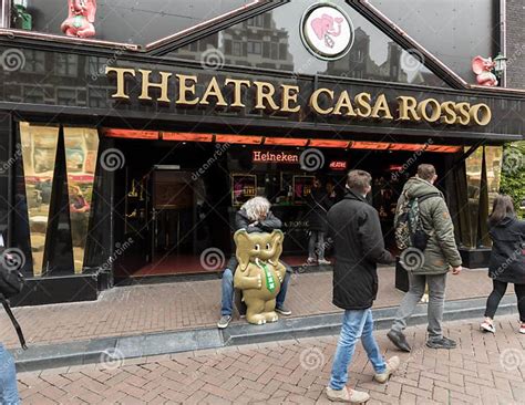 theatre casa rosso amsterdam holland club in the red light district de wallen famous for its