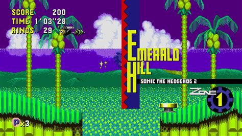 Sonic 2 Emerald Hill Zone Past Mix Extended YouTube