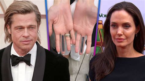 Angelina Gets New Middle Finger Tattoos Why Fans Think Theyre About Brad Pitt Love Movies