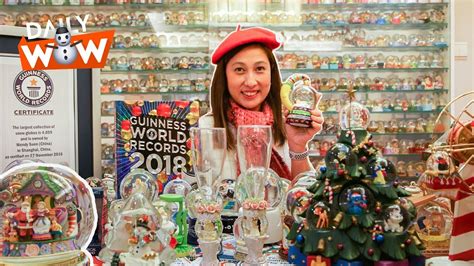 The Largest Snow Globe Collection In The World Youtube