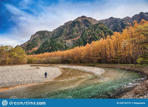 Nature Landscape At Kamikochi Japan Stock Image Image Of Autumn