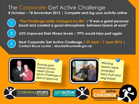 The Corporate Get Active Challenge Ppt Download