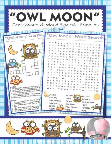 Owls Word Search Monster Word Search Owl Wordsearch Hudson Dana
