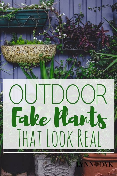 Fold over a piece of tissue paper lengthwise. Outdoor Fake Plants That Look Real (With images) | Fake ...