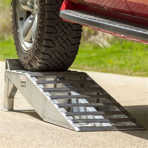 Heavy Duty Aluminum Truck Service Ramps 7000 Lbs Capacity