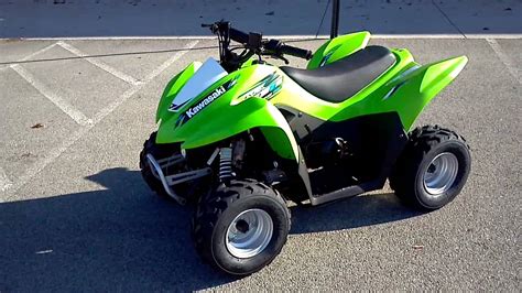 2013 Kawasaki Kfx 50 Youth Atv In Green Alcoa Good Times Youtube