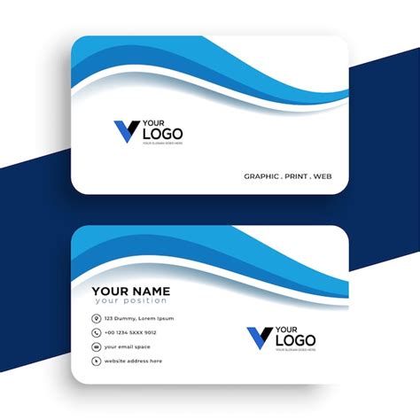 Premium Vector Professional New Modern Vector Business Card Design