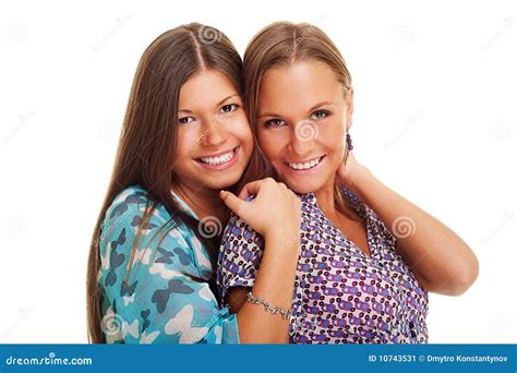 Two Pretty Friends Stock Image Image Of Portrait Graceful 10743531