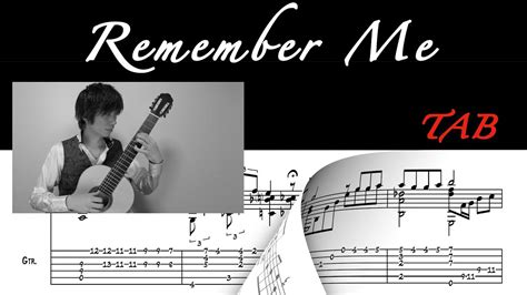 Tab Remember Me Coco Fingerstyle Guitar Youtube