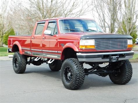 1997 Ford F 350 Xlt Crew Cab 73l Diesel Lifted Lifted