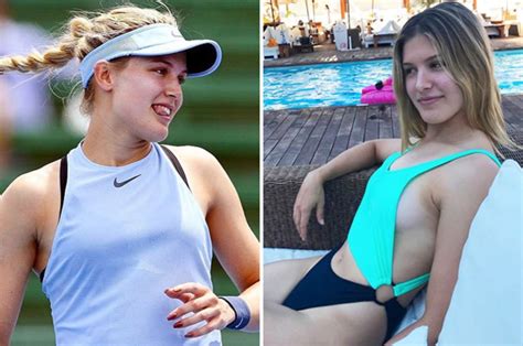Eugenie Bouchard Slams Coach In Smug Snap From Tennis Game Daily Star