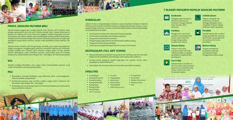 Brosur Profil Sekolah Desain Brosur Sekolah Cdr Terbaru Indosiah