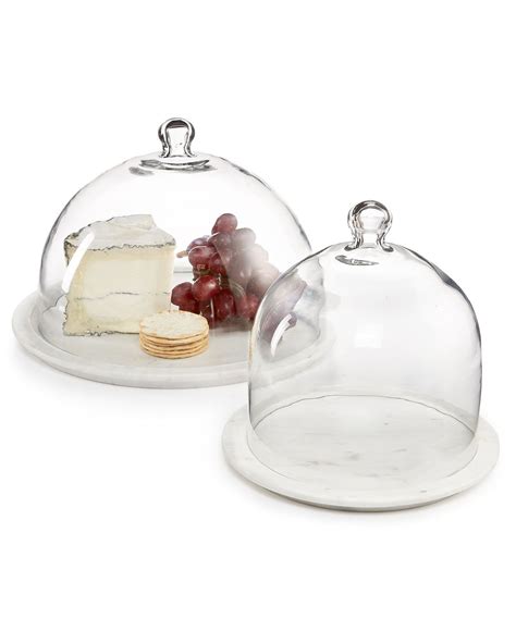 Martha Stewart Collection Marble Base Cake Dome Collection Sale