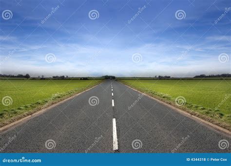Long Road Stock Photo Image Of Drive Green Long Miles 4344318