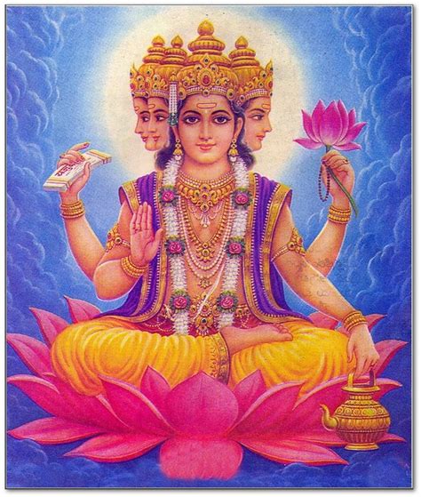 Indian Mythology The Creator Brahma
