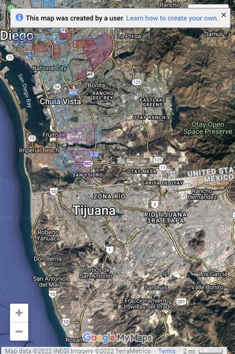 The Tijuana Cartel Map And San Diego Gang Map Rcalibanging