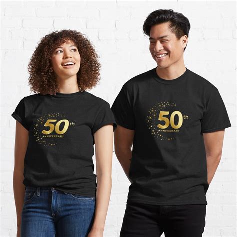 50th Wedding Anniversary T Shirt By Healthbtytees Redbubble