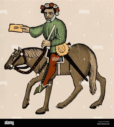 Geoffrey Chaucer S Canterbury Tales The Summoner On Horseback