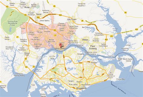 Get free map for your website. Johor Bahru Map