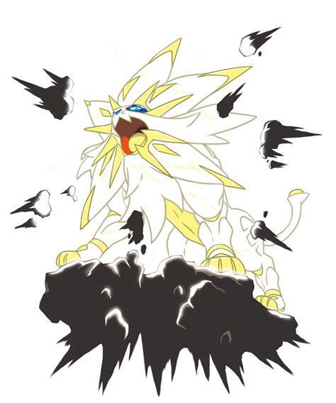 Coloriage Pokémon Solgaleo Et Lunala Coloriages Pokemon Soleil Et