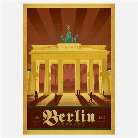 Berlin Print Vintage Travel Posters Vintage Posters Poster Art