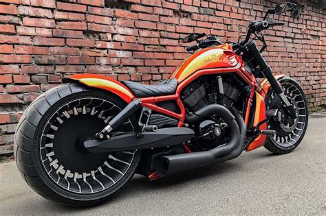 Unique Custom Wheels On Harley Davidson V Rod — Bikernet Blog Online