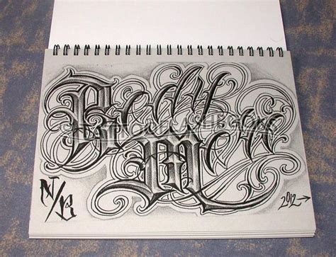 8 Gangster Style Fonts Images Gangster Tattoo Lettering Font Free