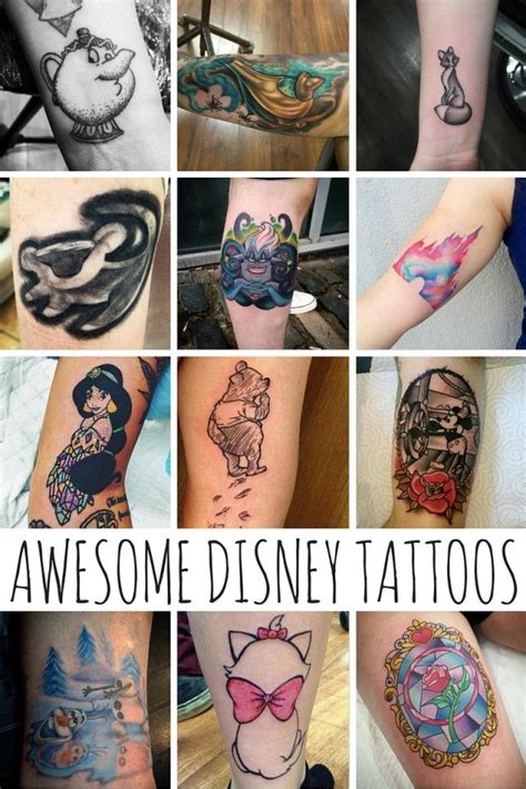 Awesome Disney Tattoos Tattoo Tatting And Piercings
