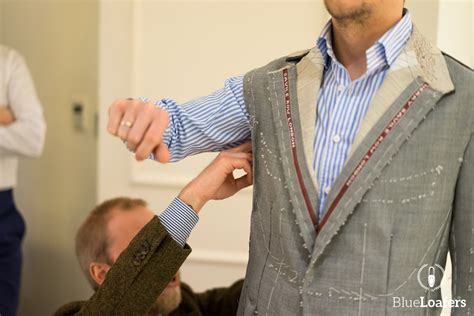 B&Tailor bespoke suit - first fitting - Blue Loafers blog
