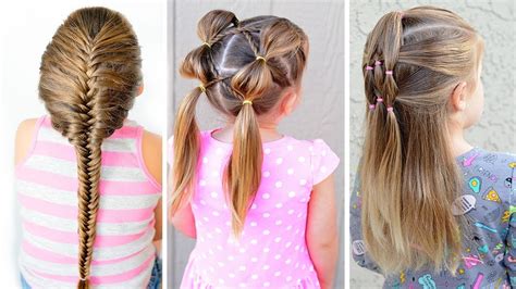 4 Easy Hairstyles For Little Girls⭐ Easy Toddler