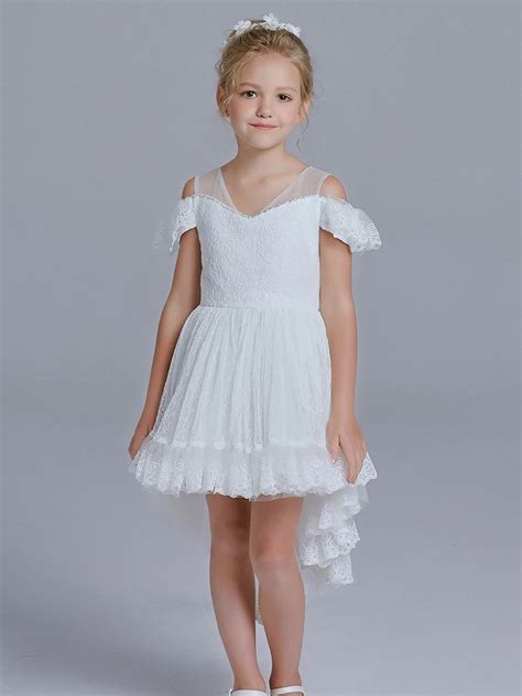 12 Year Old Girls Baby Front Short Long Back White Queen Party Free