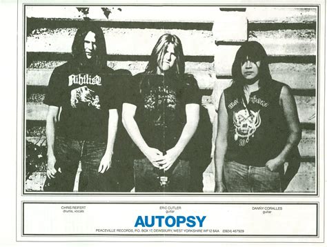 AUTOPSY interview in Deathvomit zine. Issue #1, 1989. : r/BlasphemousMetal