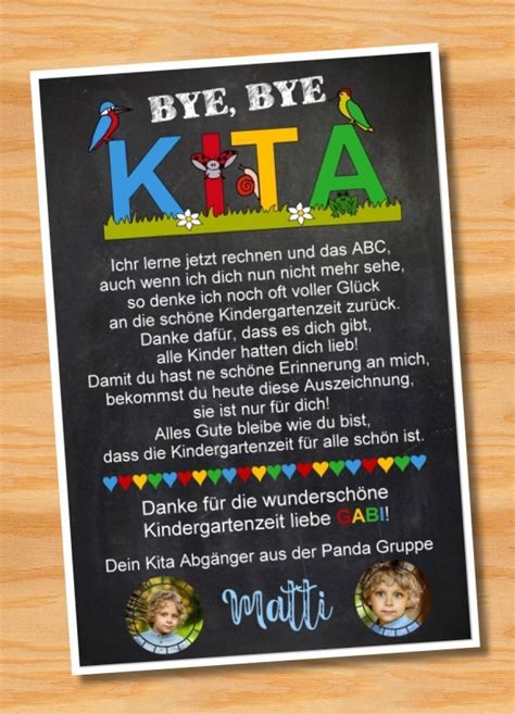 Dilemma Mitwirkender Reise kita abschiedsgeschenk für kinder Herrlich