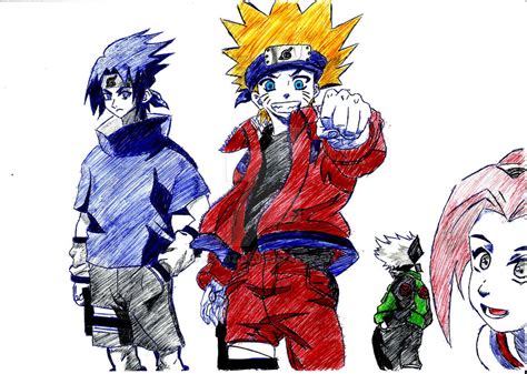 Narutothe Gang By Njabz On Deviantart