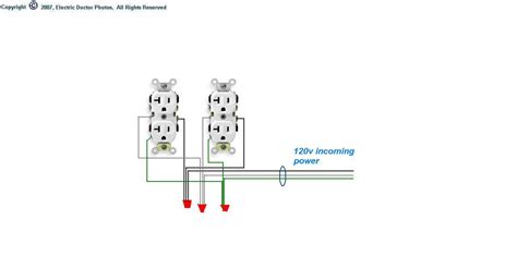 This switched outlet electrical wiring diagram shows two scenarios of wiring for a typical half hot outlet that can be used to control a table or floor lamp. Wiring for 2 gang box