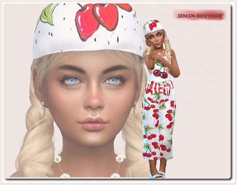 Designer Set For Child Girls At Sims4 Boutique Sims 4 Updates