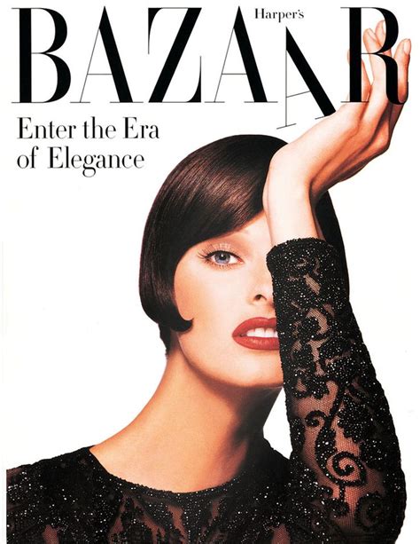 Harpers Bazaar Featuring Linda Evangelista Inspiration For Our