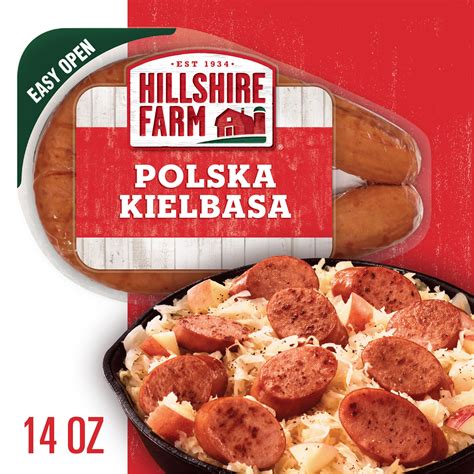Hillshire Farm Polska Kielbasa Smoked Sausage 14 Oz Home And Garden